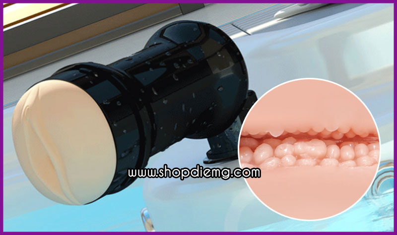 Âm đạo giả hít tường xoay 180 độ, suất tinh thoải mái trong mọi tư thế