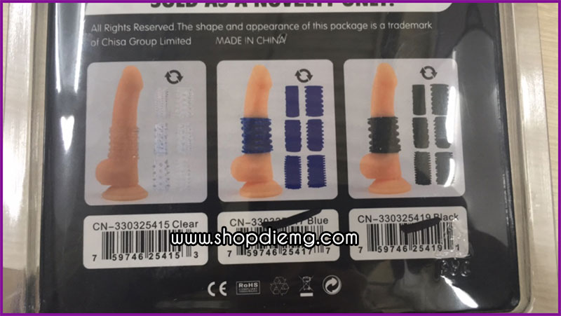 Bộ đôn khúc giữa đeo thân dương vật nhiều kiểu gai bi khác nhau