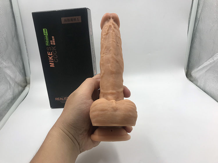 Dương Vật Silicon Siêu Mềm Mịn, Rung Thụt, Sưởi Ấm, Điều Khiển Xa