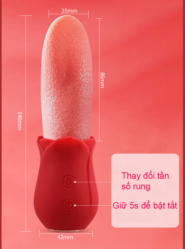 Lưỡi rung tình yêu Oral Sex liếm đá hột le âm vật