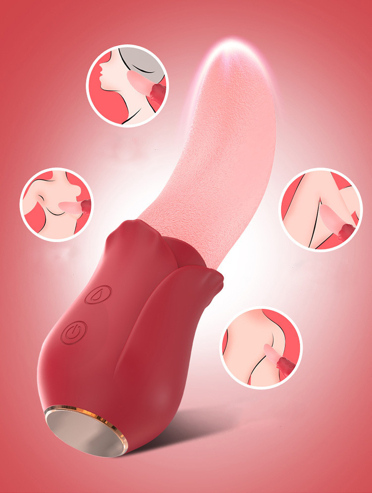 Lưỡi rung tình yêu Oral Sex liếm đá hột le âm vật