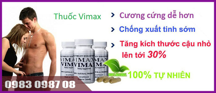 Thuốc cải thiện chất lượng tinh trùng, cường dương tốt nhất Vimax Volume Canada