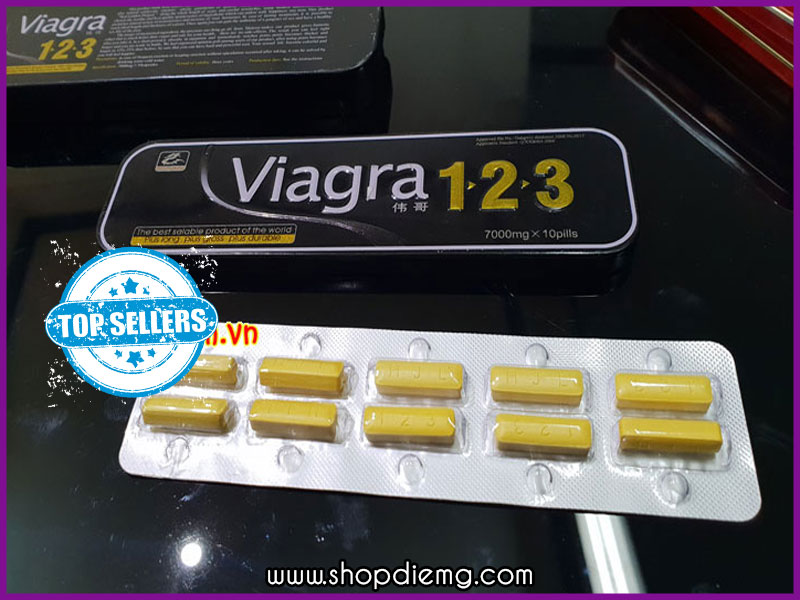 Thảo dược trị rối loạn cương dương Viagra 123 7000mg 2